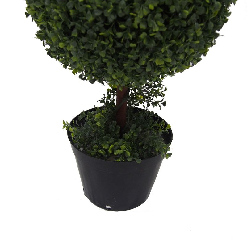Vickerman Artificial Boxwood Ball Topiary In Pot UV, 4 of 8