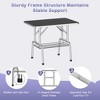 Foldable Dog Grooming Table with Adjustable Height Arm for Home Pet Bathing - image 4 of 4