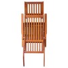 vidaXL Patio Deck Chair with Footrest and Cushion Solid Acacia Wood - 4 of 4