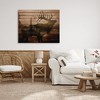 Stupell Industries Forest Elk Silhouette Rustic Plank Pattern Tree Landscape Canvas Wall Art - 2 of 4