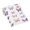 Lambs & Ivy Butterfly Dreams Ultra-Soft Fleece/Faux Shearling Baby Blanket - 3 of 4