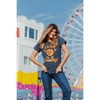 Womens Funny T Shirts Just Peachy Sarcastic Graphic Tee for Ladies - Crazy Dog Women's T Shirt For Foodies - 3 of 4