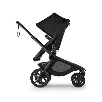 Midnight Black All-Terrain Tandem Double Bassinet Stroller