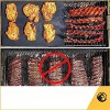 MOUNTAIN GRILLERS BBQ Rib Racks for Smoking, Sturdy & Non Stick, Holds Up to 5 Baby Back Ribs, Black - image 3 of 3