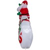 Gemmy Christmas Inflatable "Merry Christmas" Sign with Santa, 3 ft Tall, Multi - 3 of 4