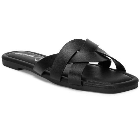 Обувь London Rag Womens Dickery Knotted Straps Detail Slip Ons 8