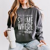 Simply Sage Market Women's Lightweight Garment Dyed Graphic Sweatshirt Snow Somewhere Else - 2 of 4