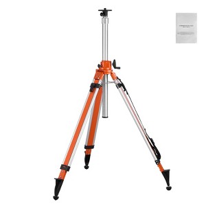 VEVOR Laser Level Tripod Stand, 5/8"-11 Thread Mount, 45.07-114.37 inch Height Adjustment Heavy Duty Survey Tripod, with Level Bubble - 1 of 4
