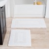 Lavish Home 4PC Cotton Bathroom Mat Set - Machine Washable for Bathroom, Kitchen, or Laundry Room - 2 of 4