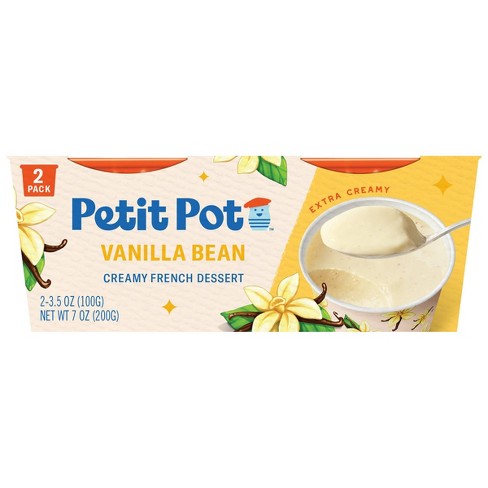 Petit Pot French Dessert, Organic & Creamy, Vanilla Bean