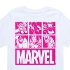 Boys' - Marvel - Pink Character Valentine Characters Short Sleeve Graphic T-Shirt - 2 of 4