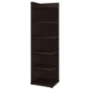 Vynxaria 6-Tier Corner Bookcase Space-Saving for Small Areas, 6 Shelves, Organizes Books/Decor, Enhances Room Aesthetics - 3 of 4