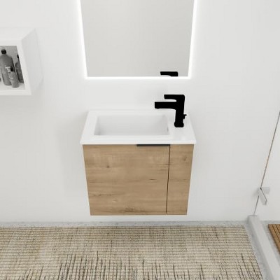 Wall Mounted Bathroom Vanity with Sink