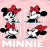 Girls' - Disney - Minnie Grid Shirt Tail Raglan Graphic T-shirt - 2 of 3