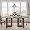 MAYEERTY 67" Wood Oval Dining Table for 4-6, Farmhouse Modern Kitchen & Dining Room Table - 2 of 4