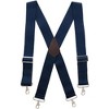 CTM Men's Industrial Terry Logger Suspenders with Metal Swivel Hook Ends - 4 of 4