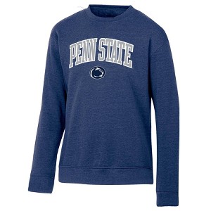 NCAA Penn State Nittany Lions Men's Heathered Crew Neck Fleece Sweatshirt - 1 of 3