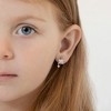 Girls' Crown & Star Dangle Screw Back Sterling Silver Earrings - In Season Jewelry - 3 of 4