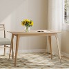 GDFStudio Keiko Mid-Century Modern Wood Rectangle Dining Table with Splayed Legs - 2 of 4