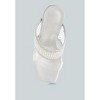 Salween Clear Embellished Square Toe Women Heels - 4 of 4
