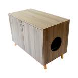 Midlee Hidden Cat Litter Box Furniture Enclosure