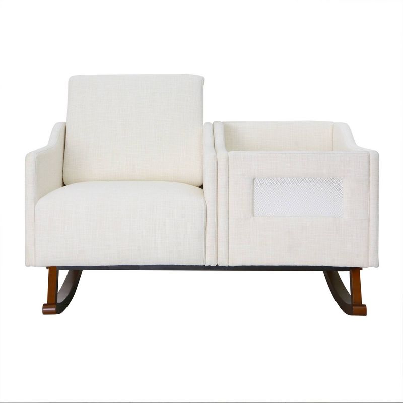 SECOND STORY HOME Emerson Nursery Recliner - Ivory, 2 of 7