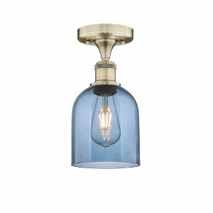 Bella - 1 Light Semi-Flush Mount In Industrial Style-9.63 Inches Tall and 5.5 Inches Wide - 1 of 1