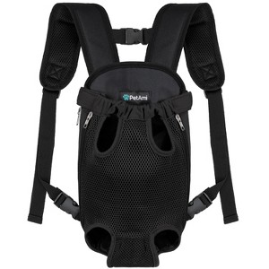 PetAmi Dog Carrier Backpack, Adjustable Ventilated Front Chest Sling Bag, Hiking Camping Travel Pet Puppy Cat - 1 of 4