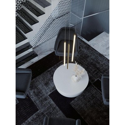Rosemont Satin Brass 24'' 3-Light LED Pendant