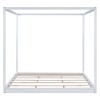 ModernLuxe Queen/King Size Canopy Platform Bed Frame - 4 of 4