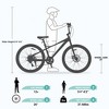 YONWAY 26 Inch Freestyle Mountain Bike 7-Speed Kids Bicycle with Double Disc Brakes for Beginner Level Rider, Cool Outdoor Cycling - 3 of 4