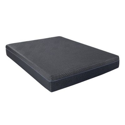 MAXZZZ 11inch Queen Mattress Green Tea Gel-Infused Memory Foam Mattress, Gray, Mattress in a Box