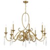 Savoy House Fairchild 8 - Light Chandelier in  Warm Brass - 2 of 4