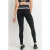 Women's Highwaist Colorblock Melange Full Legging - mono b - 2 of 4