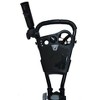 QWIK-FOLD 3 Wheel Push Pull Golf Cart - Foot Brake - ONE Second to Open & Close - 2 of 4