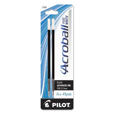 Pilot Refill for Acroball Pens Black Fine 2/Pk 77347