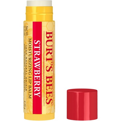 Burts Bees Original Beeswax 100% Natural Origin Moisturizing Lip Balm Tube  - 2 Count - Vons