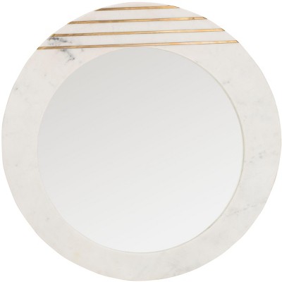 Kenley Mirror - White Marble - Safavieh