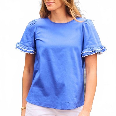 Women's RicRac Trim Top - Mary Square