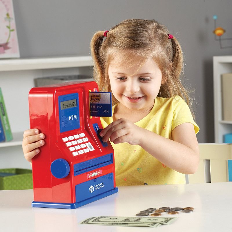 Learning Resources Pretend & Play Teaching ATM Bank, 3 of 7