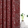 Kate Aurora 2 Piece Metallic Sparkle Thermal Grommet Blackout Curtain Panels - 4 of 4