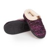 Roxoni Girl's Cozy Knitted Fleece Lined Clogs with Non-Skid Sole - 2 of 4