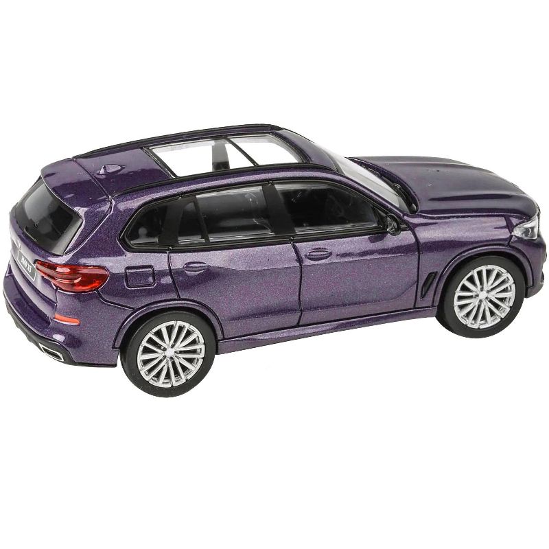 2018 BMW X5 Daytona Violet Metallic with Sunroof 1/64 Diecast Model Car by Paragon Models, 2 of 5