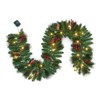 Christmas Garland Decor – Festive Holiday Garland for Mantle, Fireplace, Indoor Home Use, Also Suitable for Halloween Decor - 2 of 4