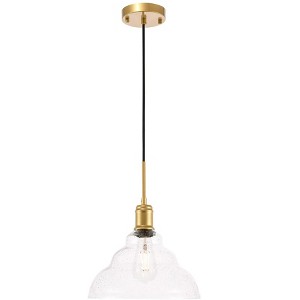 Elegant Lighting Nyomi 42-Inch Black Chandelier with Grand Multi-Tier Design - 1 of 4