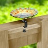 The Lakeside Collection Sunflower Birdbath Or Feeder - Deck Mounted - 2 of 2