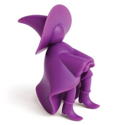 OTOTO Agatha Spoon Holder and Steam Releaser Silicone Spoon Rest Purple