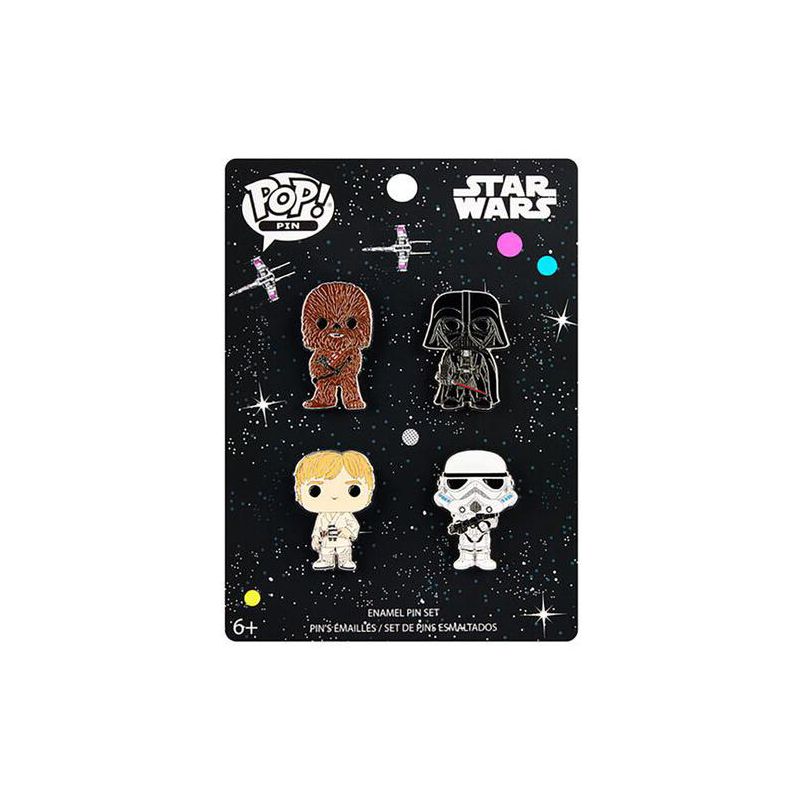 Funko Star Wars Accessories Bundle Backpack and Wallet and Pins, 3 of 6