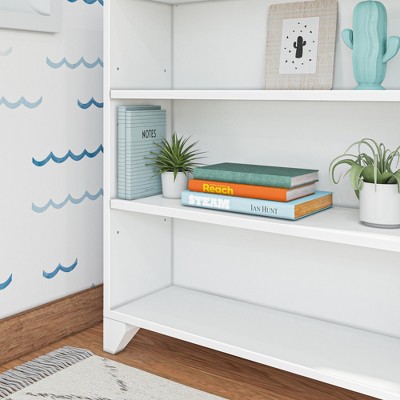 Max & Lily White 6-Shelf Solid Wood Kids Bookcase