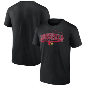 NCAA Louisville Cardinals Men's Black Core T-Shirt - 1 of 3